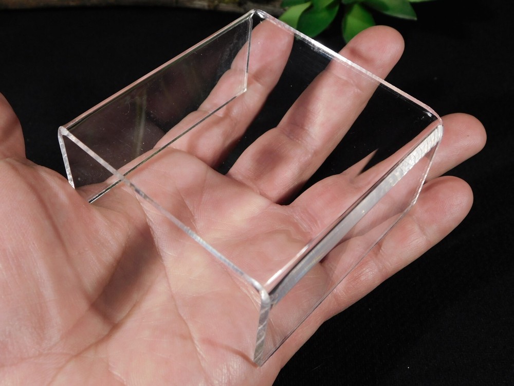 Display Stand Riser Type Short Small Size Clear Lucite
