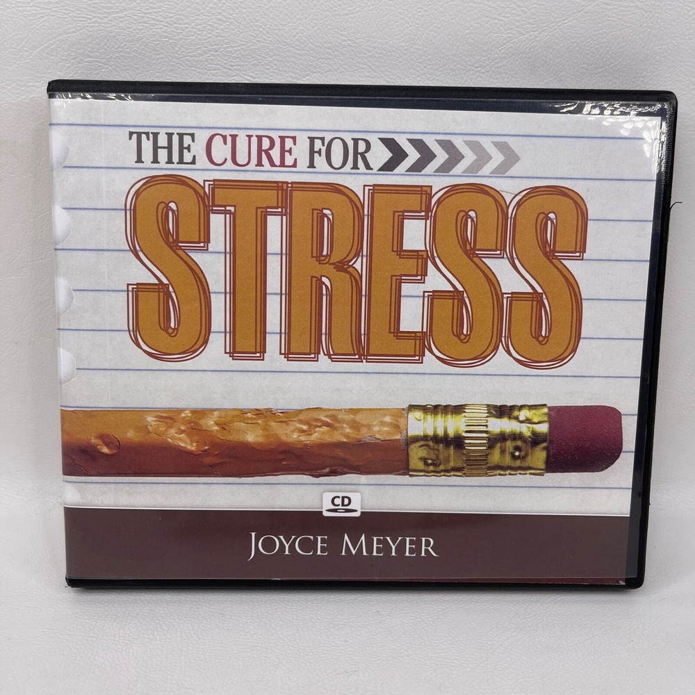 Joyce Meyer " The Cure For Stress " Audio CD  4 DISC SET