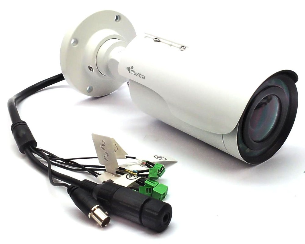 Illustra Flex Surveillance Security IP Bullet Camera Outdoor Weatherproof