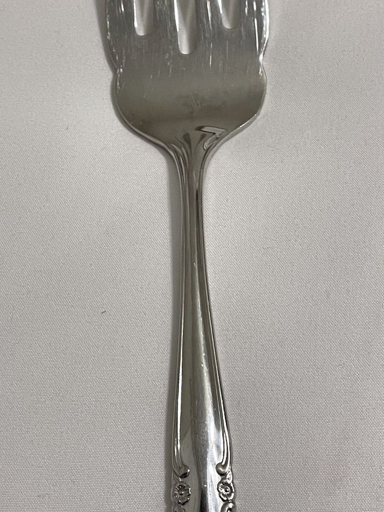 Reed & Barton DICKENSON Medium Cold Meat Serving Fork 8 1/2"