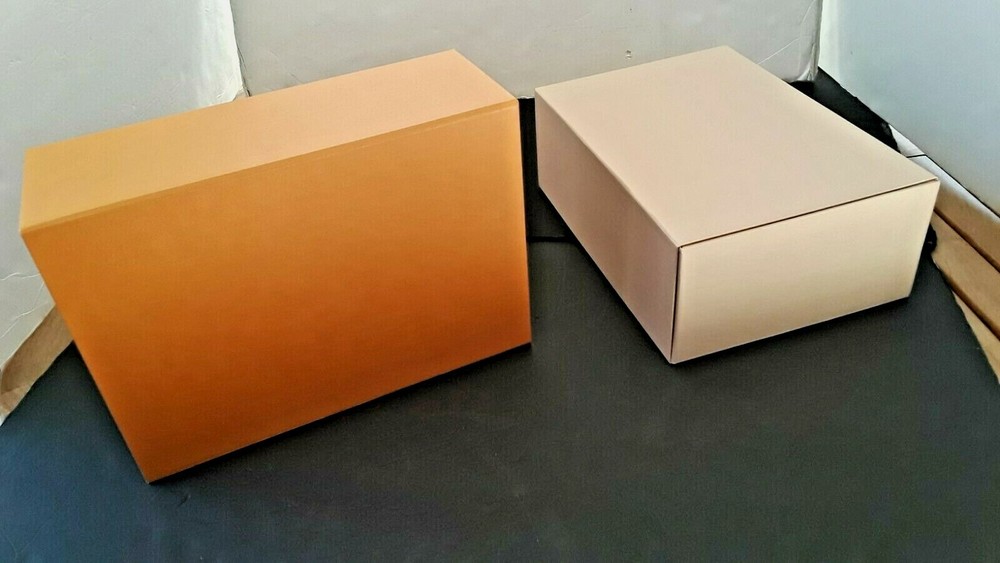 LOUIS VUITTON EMPTY GIFT BOX / LOUIS VUITTON AUTHENTIC ORANGE GIFT BOX FOLDABLE