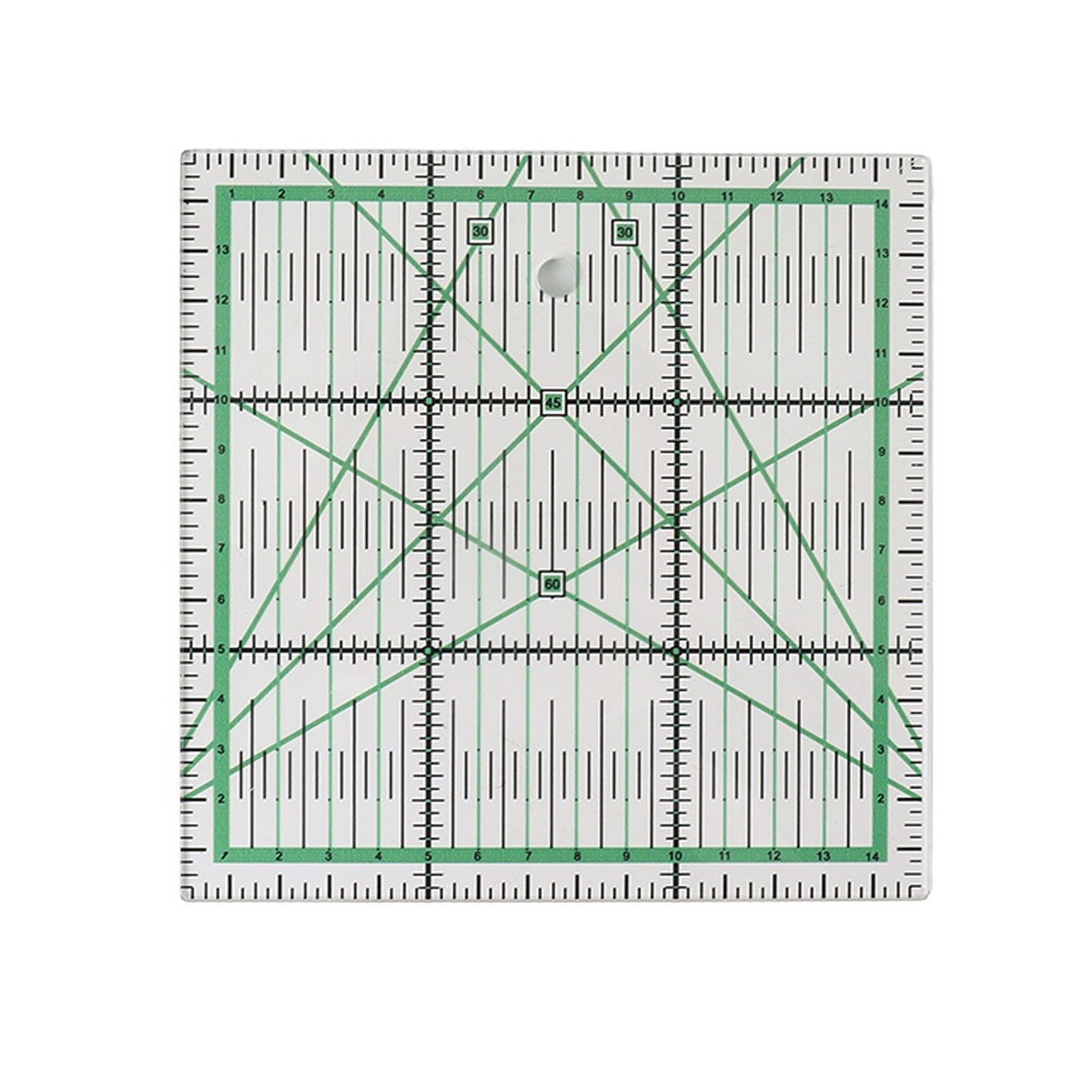 2 Pack Acrylic Quilting Ruler For DIY Sewing Patchwork Measuring Popular