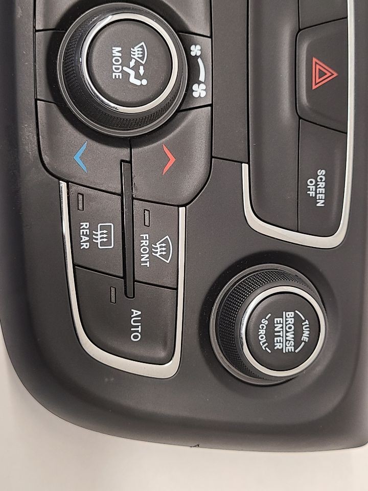 A/C Selector Switch fits 2019 Jeep Compass AC w/dual zone control w/integr