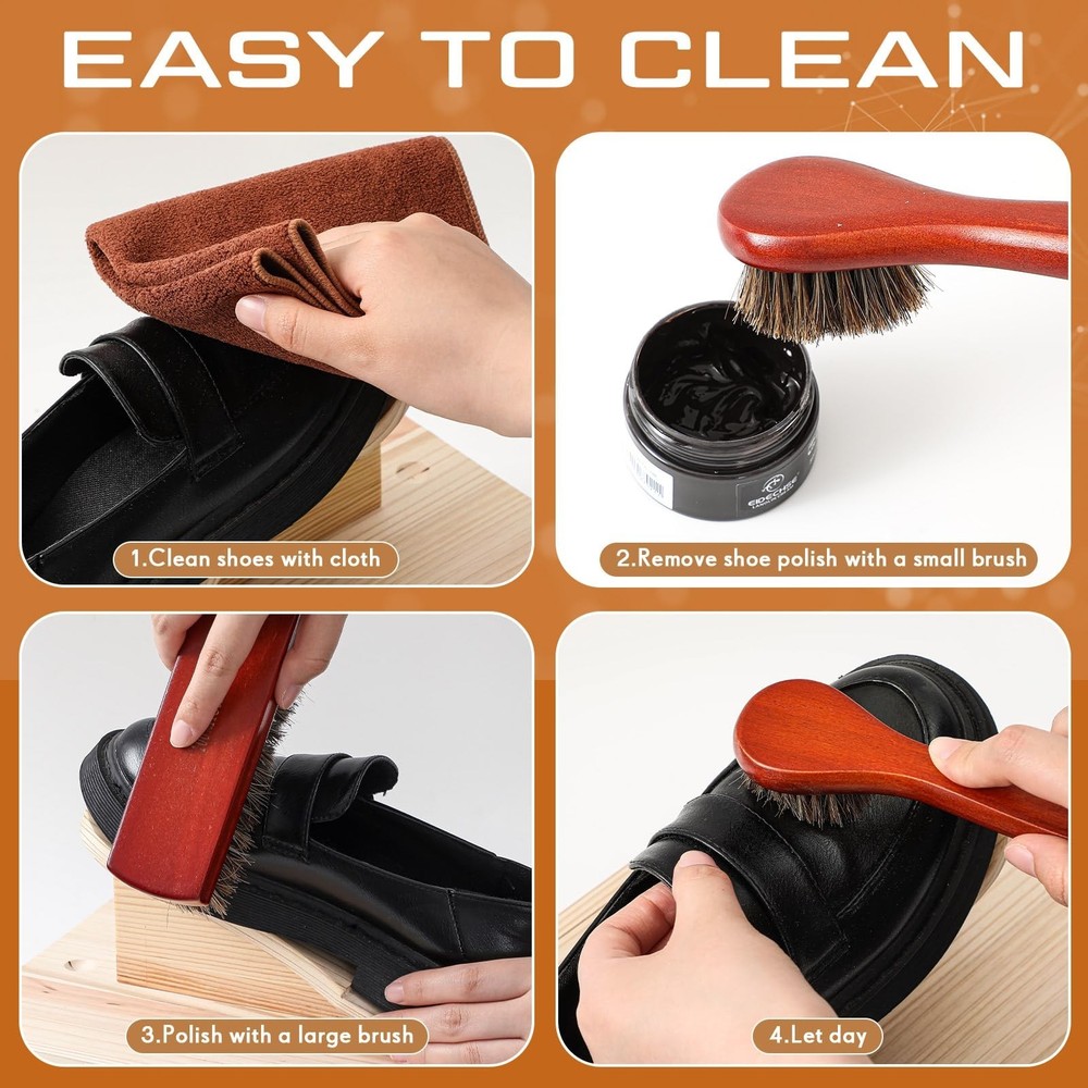 9 Pcs Shoe Shine Valet Box Light