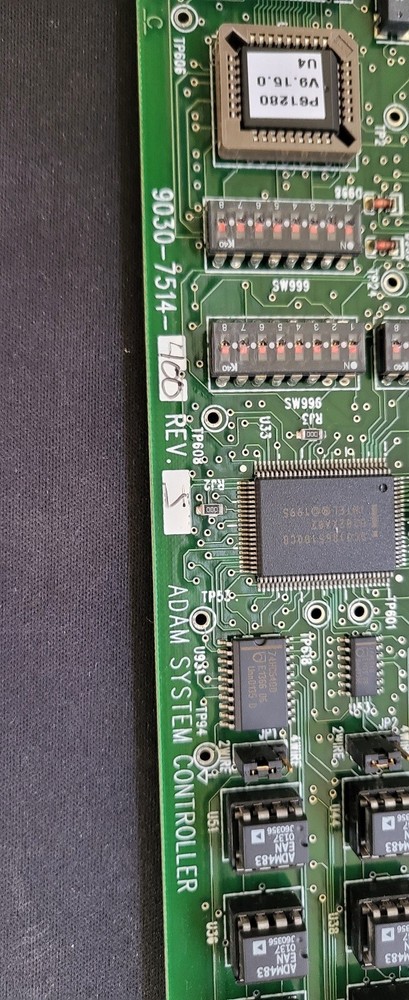 RTS TELEX ADAM SYSTEM CONTROLLER board 9030-7514 + CONTROLLER BACK CARD