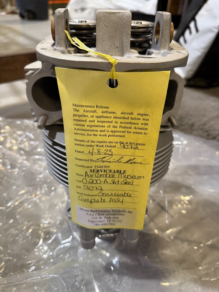 Continental O-200A Cylinder