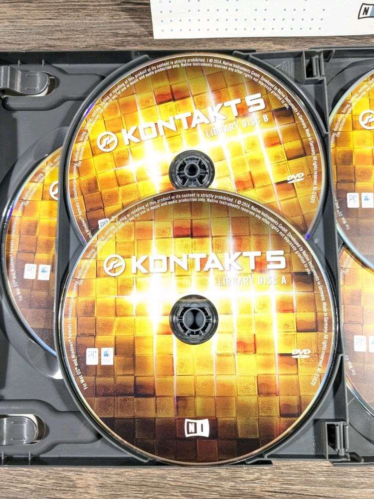 Native Instuments KONTAKT 5 Virtual Sampler/Sample Player 5 DVD Box Set