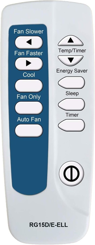 Enhanced Remote Control for Frigidaire RG15D/E-ELL AC - No Programming Needed
