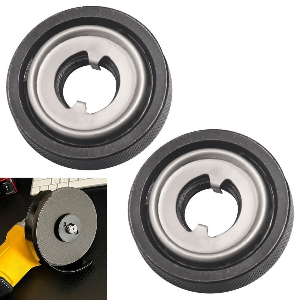 De-Walt Grinder Flanged Hex Nut (2 Pcs) - DCG413B, DCG414B & More Models