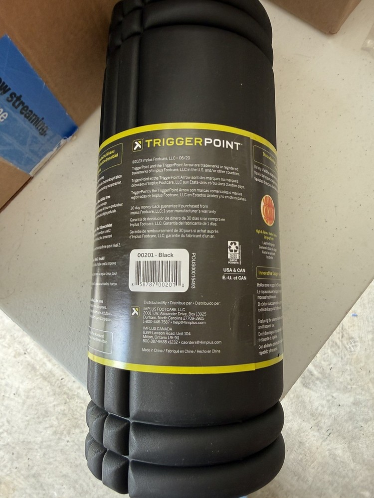 Trigger Point Performance TPT-GRDBW The Grid Black Foam Roller - Black
