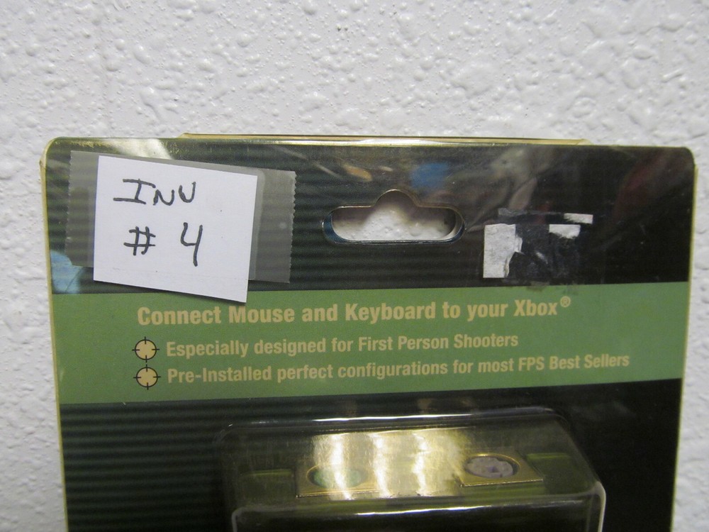 Original Microsoft XBOX Smart Joy Frag Keyboard & Mouse Adapter New ( INV # 4 )