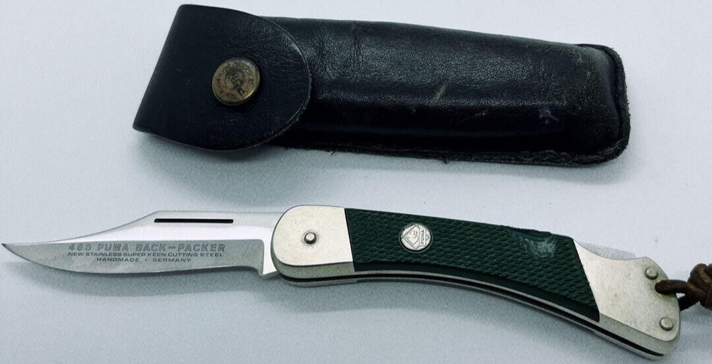 Puma folding knife BACK PACKER Total 19cm Blade 8cm with case