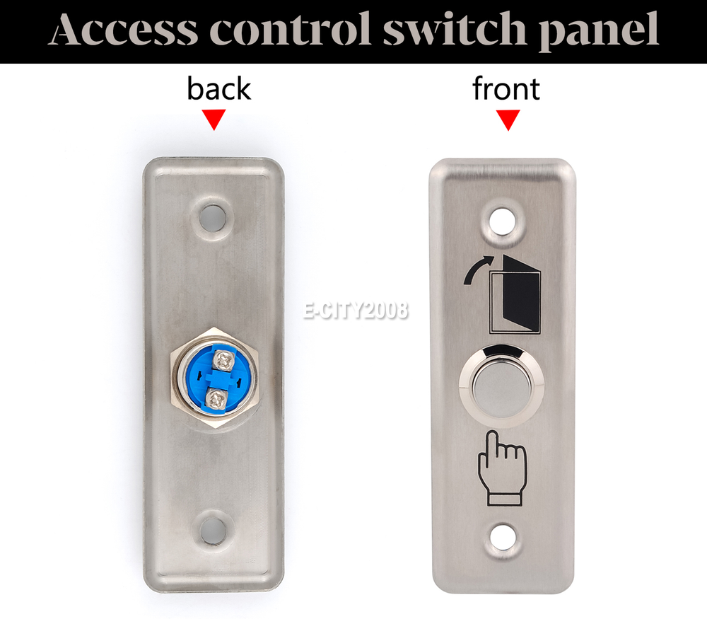 Door Access Control System Kit, 180KG Electric Magnetic Lock, 2 Remote Controls