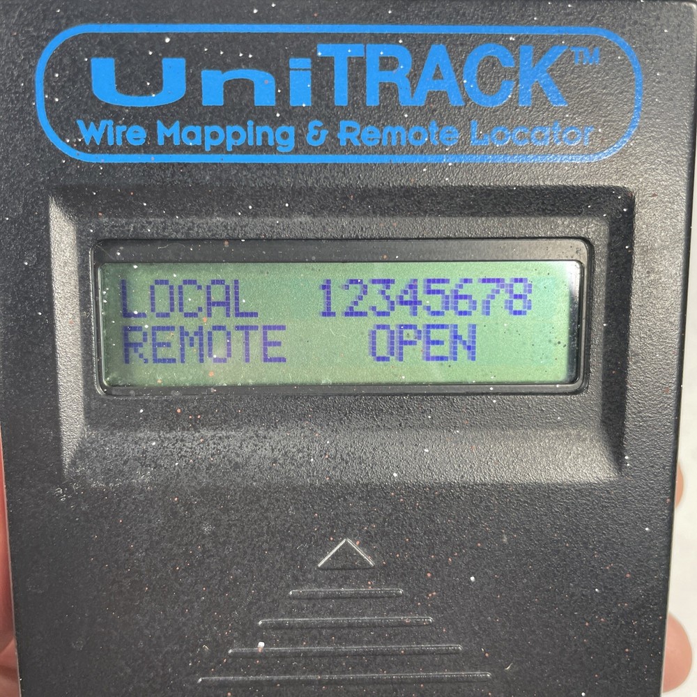 Unitrack Unicom Tst-038-1 Wire Mapping Remote Locator Ethernet