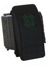 DragonFire On/Off Rocker Switch Green Light (520983)