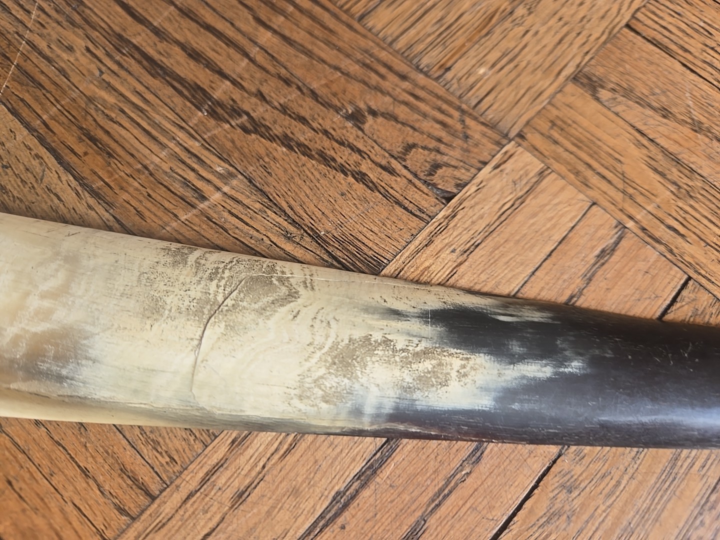 Vintage Saks Fifth Avenue Shoe Horn Handmade In Scotland Genuine 12"Horn *read*