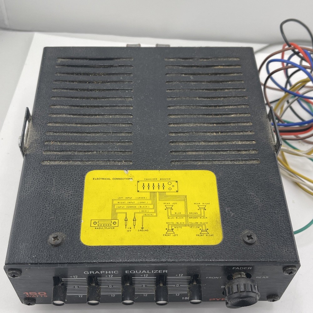 pyramid graphic equalizer Se201-vl - 150 Watts Untested