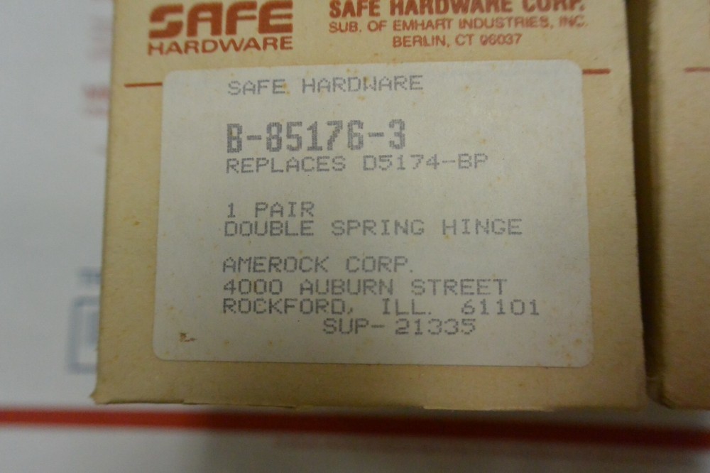 One Pair Double Spring Hinge Amerock B-85176-3