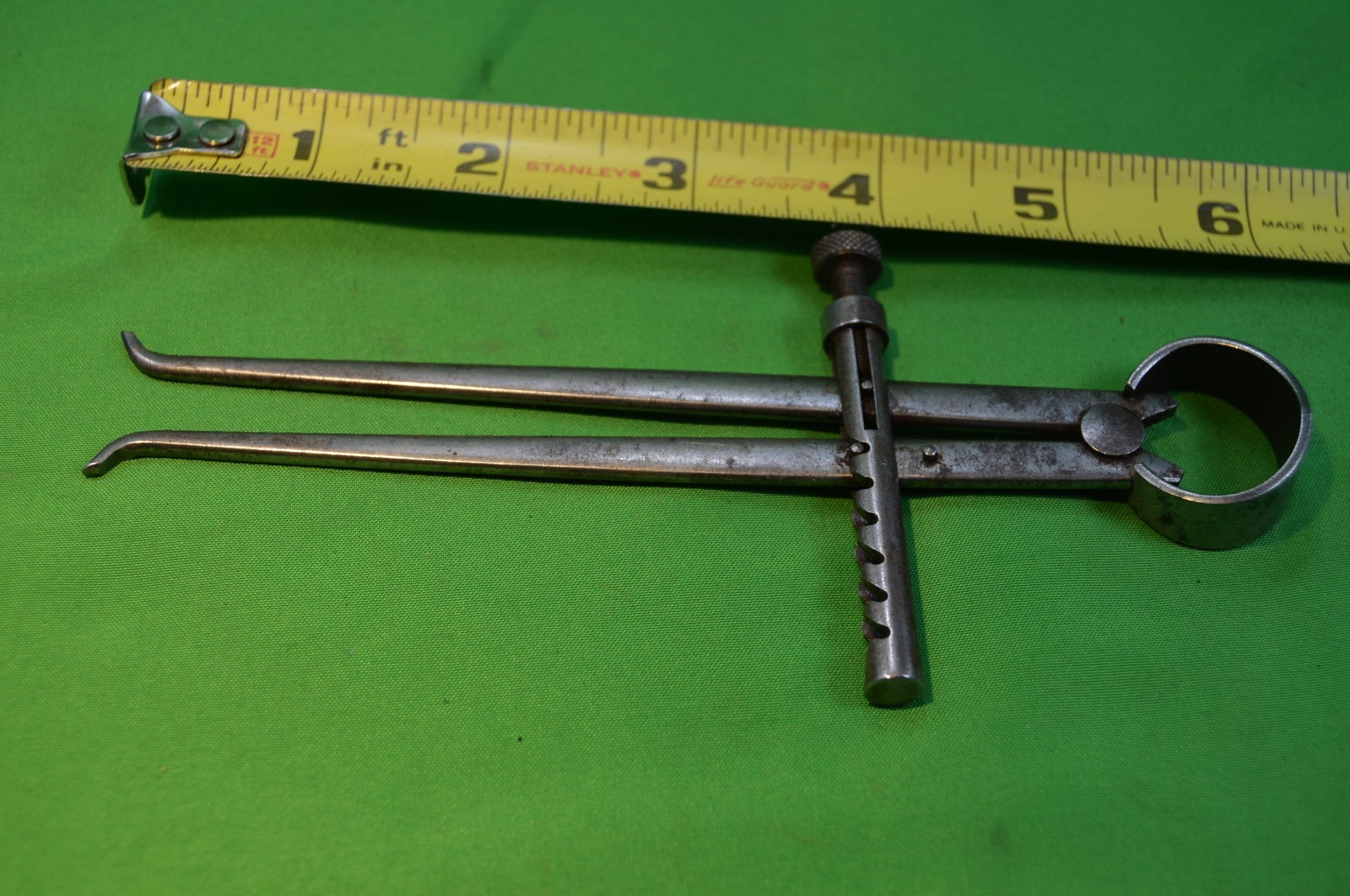 Vintage Union Caliper,Spring Loaded Screw Adjustment,Rare Machinist Tool,USA,Y
