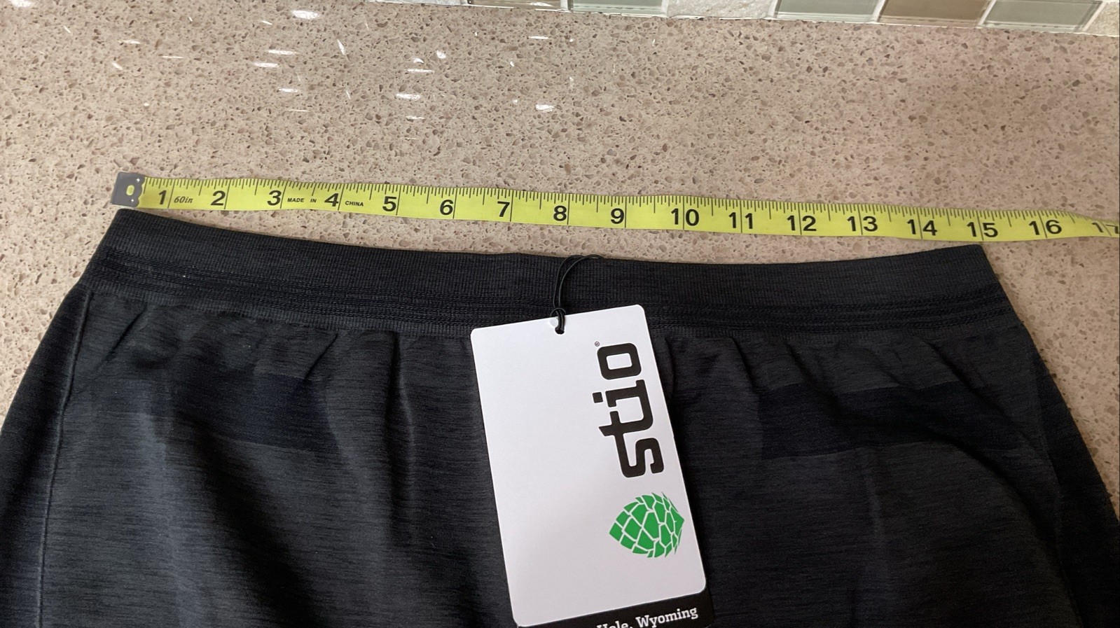 Mens Stio Leggings Boundary Tights Sz XL Black Heather Outdoor Hiking New