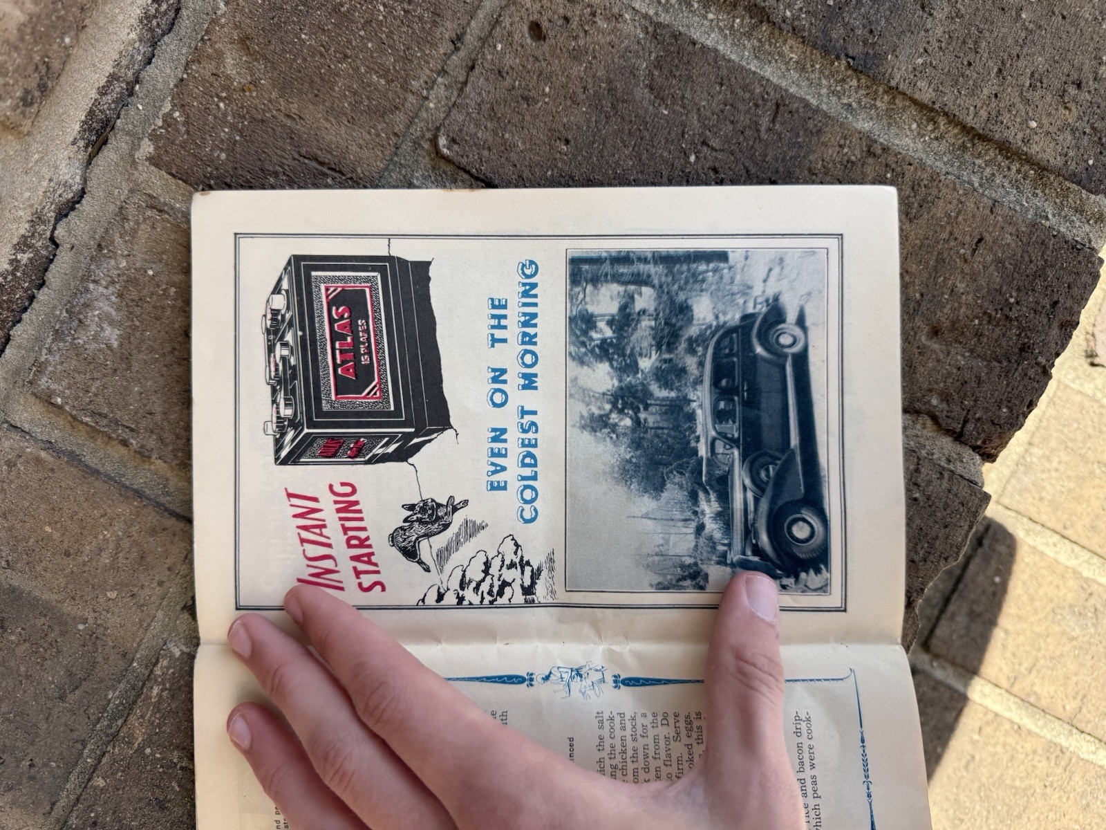 Vintage Esso Advertising Cook Book Gas And Oil 1950s Scranton Pa Advertising Gas