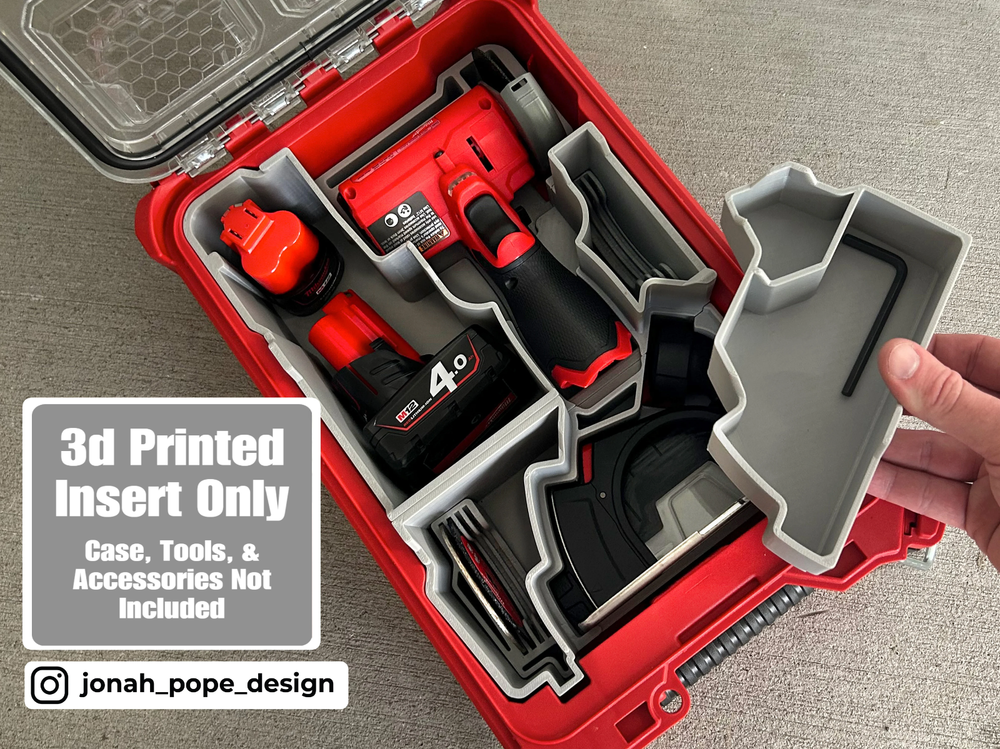 M12 Cut Off Tool Insert for Milwaukee Packout | Jonah Pope (Insert Only)