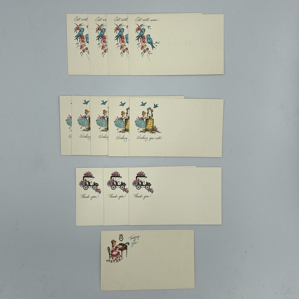 Vintage Current Inc Post-A-Note Postcard Set Boxed Assorted Occasions 27 Cards