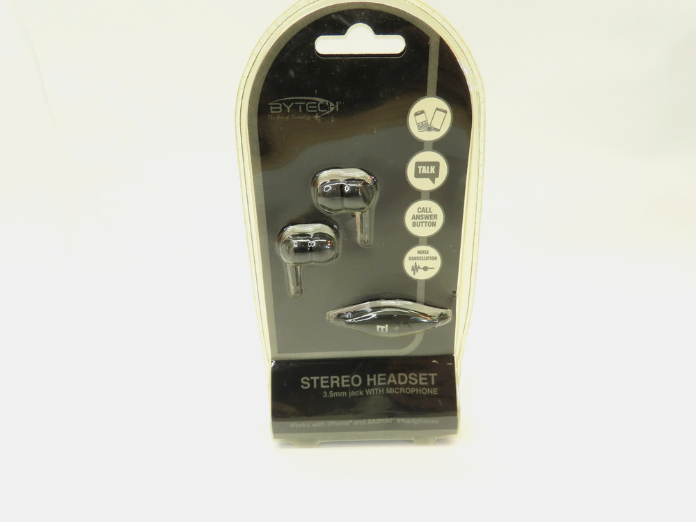 STEREO HEADSET BYTECH 3.5MM HEADSET MICOPHONE