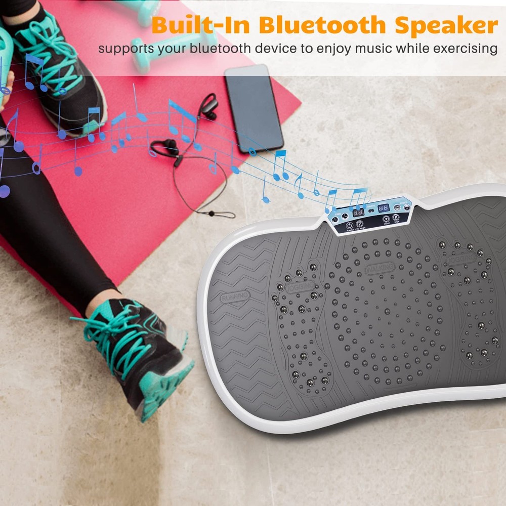Vibration Plate Exercise Machine for Weight Loss – 100-Speed Platform with