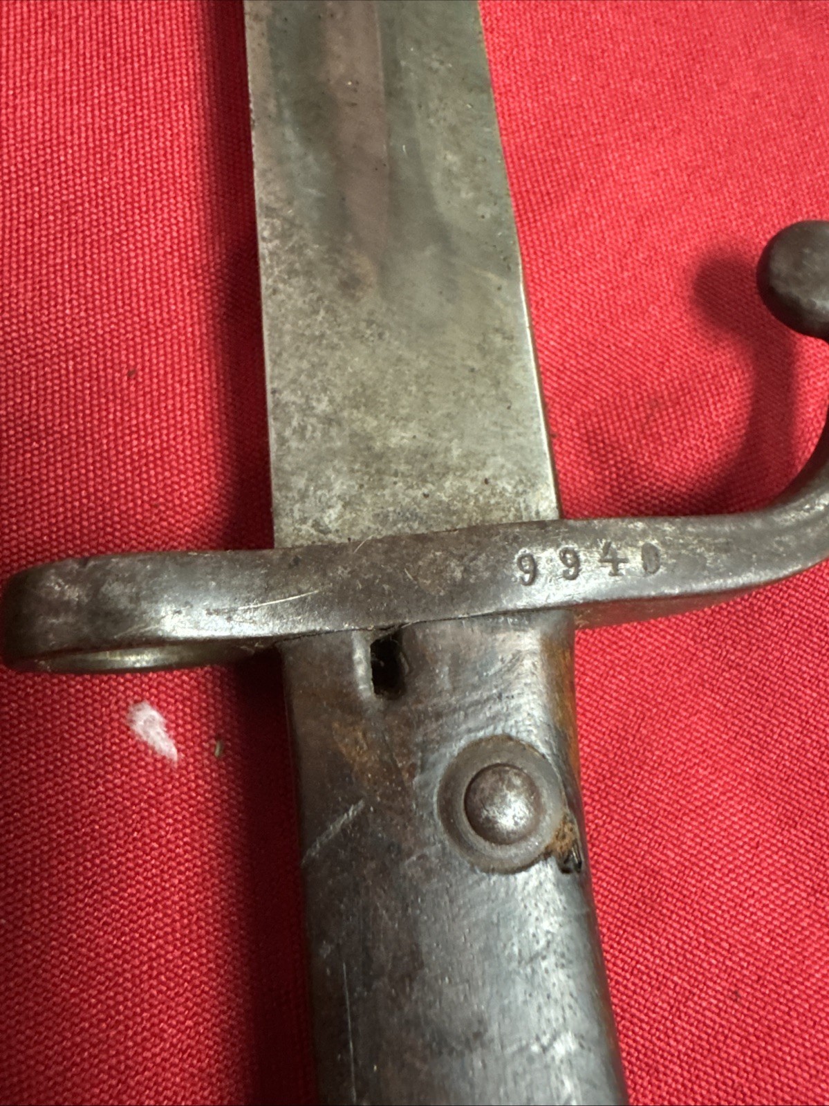 Alex Coppel Solingen Brazil M1908 Mauser Bayonet with Leather Scabbard A955