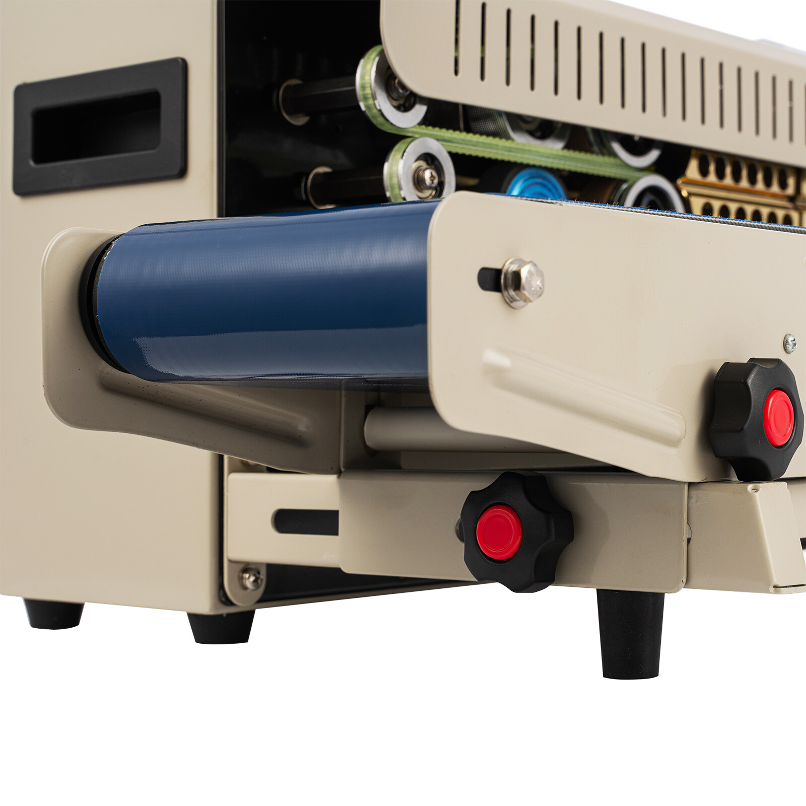 Continuous Horizontal Band Sealer FR900 Bag Sealing Machine with 20 Teflon Belts