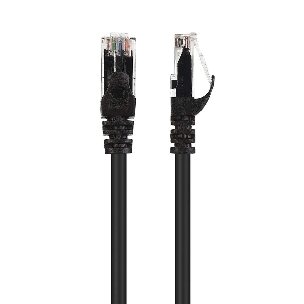 Ethernet Internet LAN CAT5 Network Cable 32ft for Computer Modem Router Black US