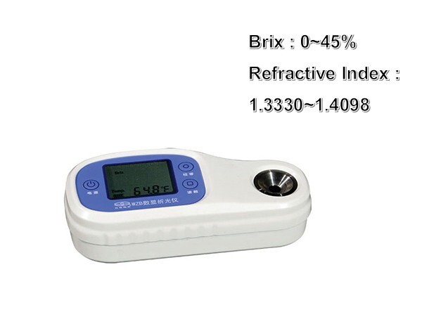 Portable Refractometer Whiteness Meter Refractive Index Measuring Instrument
