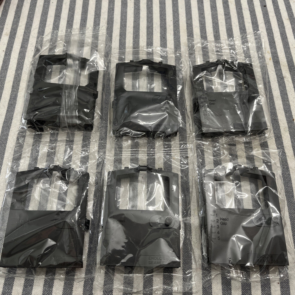6 Pack Innovera 42377801 Compatible Printer Ribbon - Black New