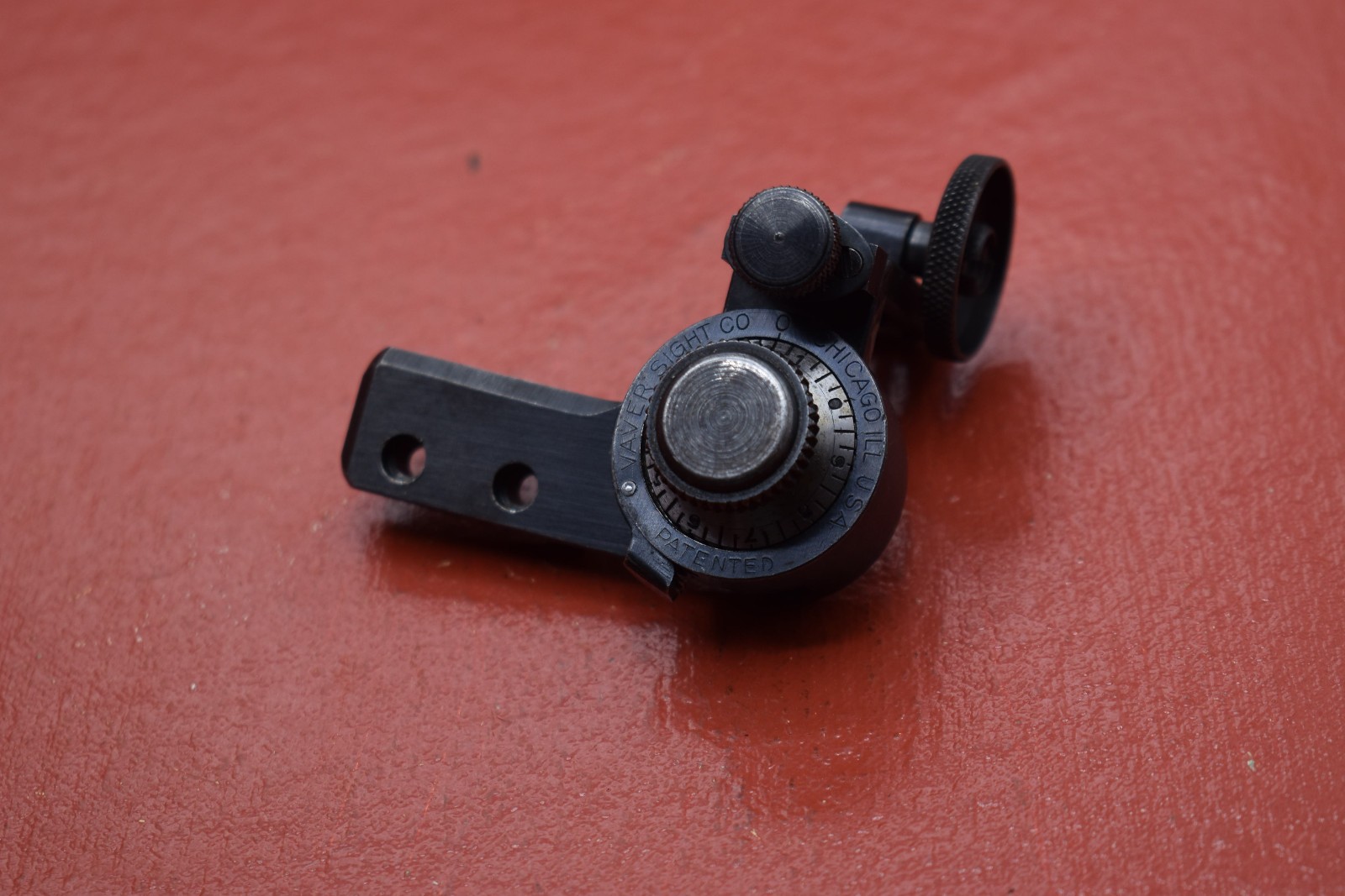 Really nice unknown vaver rear peep target sight no screw NICE