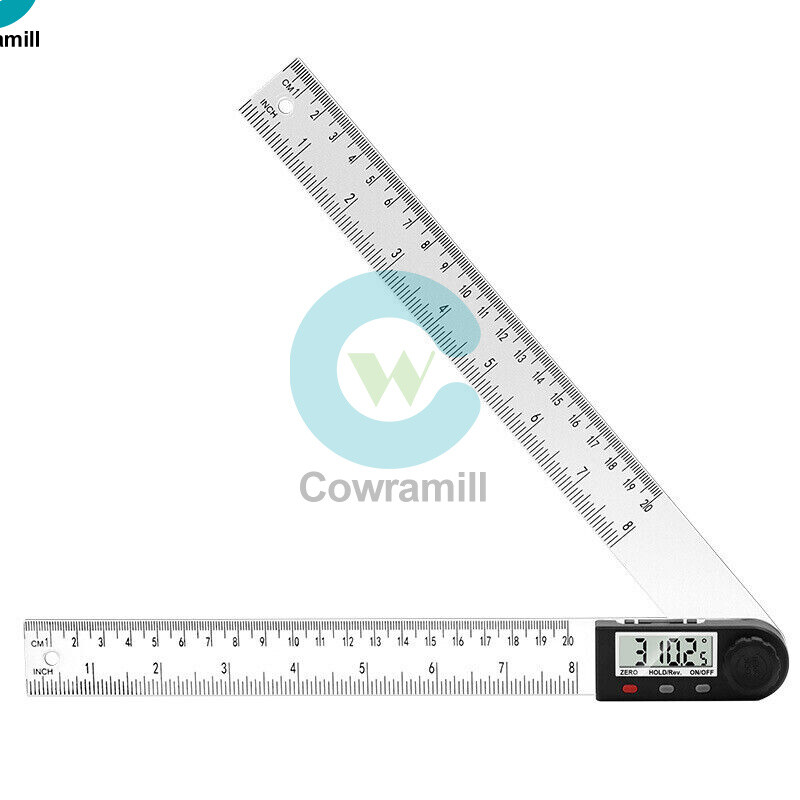 Digital Protractor Angle Ruler Finder Meter 0-360° Goniometer Measuring Tool