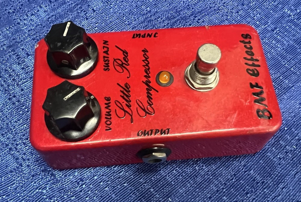 BMF Effects Little Red Compressor Guitar Pedal