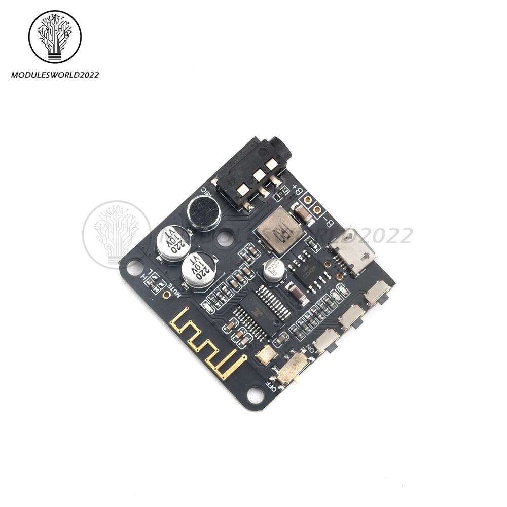 Bluetooth 5.0 MP3 Lossless Decoder Board Amplifier Module Audio Receiver Board
