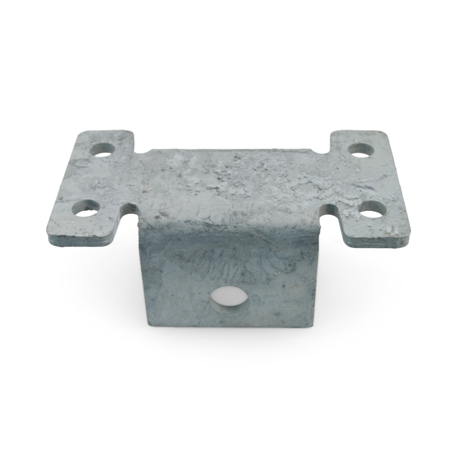 (Qty 2)- Boat Trailer Front Leaf Spring Hanger Bracket 4 Hole Galvanized Bolt On