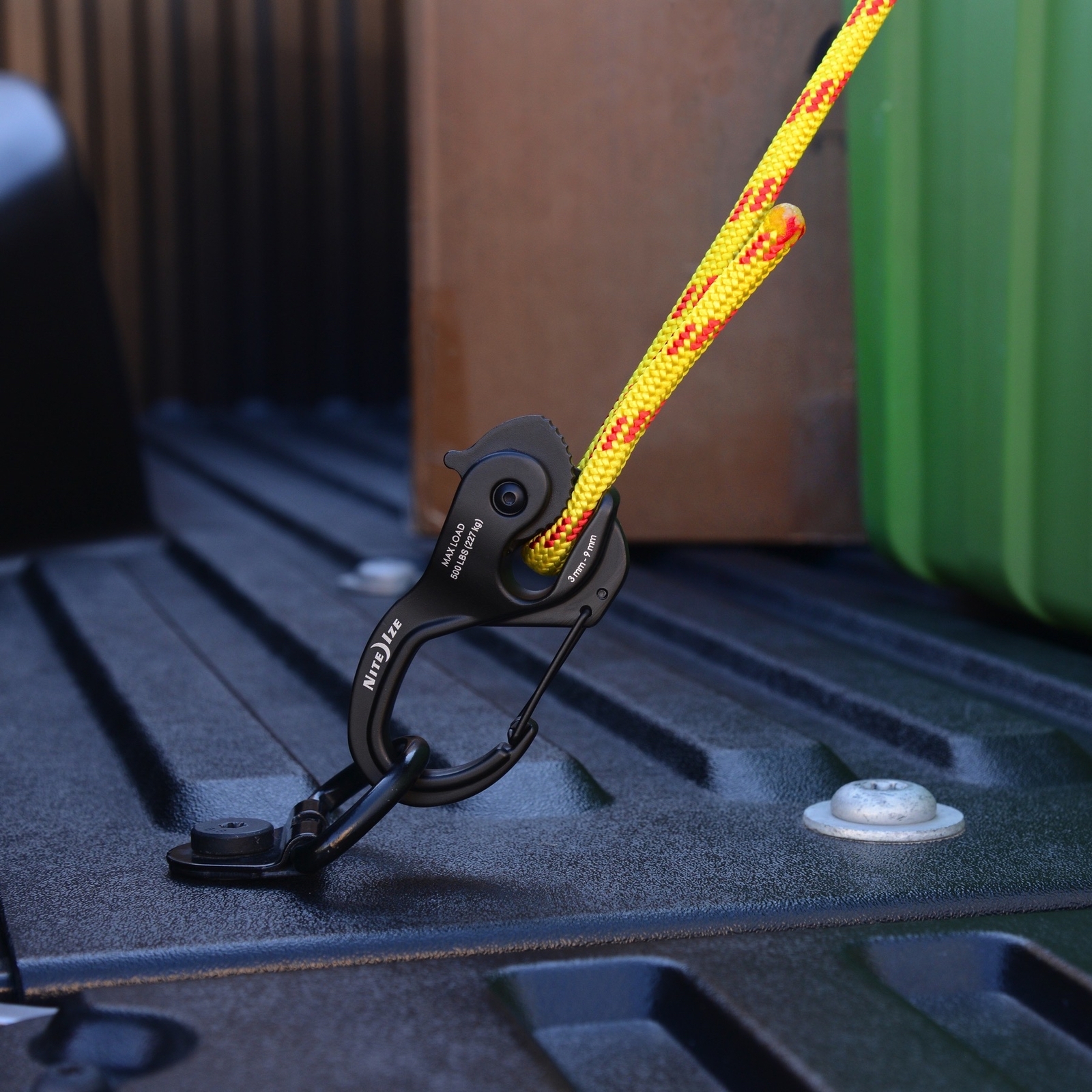 Nite Ize CamJam XT Aluminum Rope Tightener, Large - 500 lb Load Limit (2-Pack)