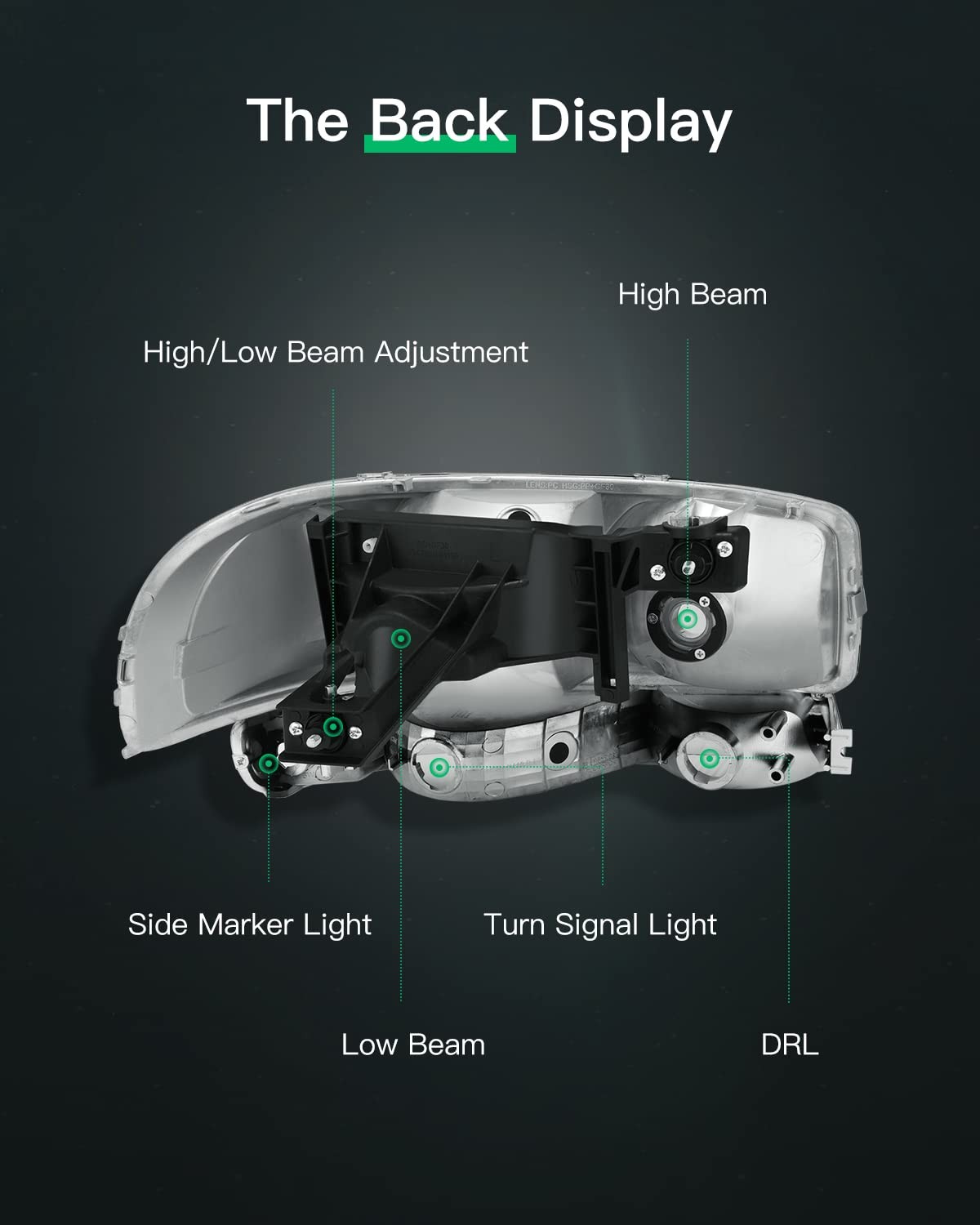 Headlight Assembly For GMC Sierra 1500 1999-2006 Classic 2007 For GMC Sierra
