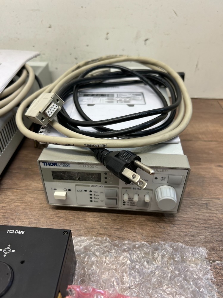 Thorlabs TED200C Temperature LDC205C Laser Diode Controller TCLDM9 Mount