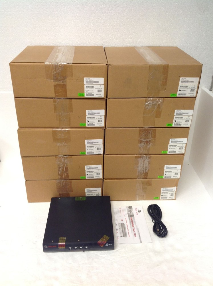 NEW Avocent Cybex SwitchView Model SC4UAD-001 Secure DVI/USB Switch