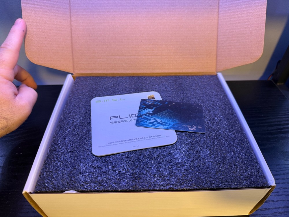 SMSL PL100 Digital CD Player for MQA Decoding Headphone Amp w/ Remote Control