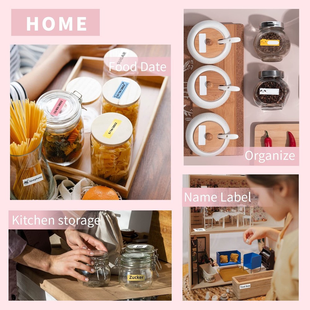 Label Maker Machine D30 Portable Handheld Bluetooth mini Label maker Printer ...