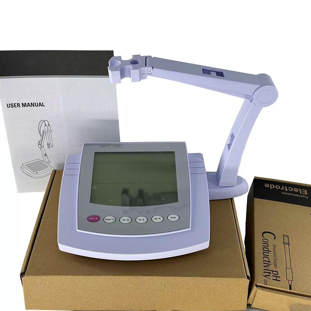 Benchtop NO3 Ion Meter with 500 Groups Data Storage ±1999.9mV Standard Solution