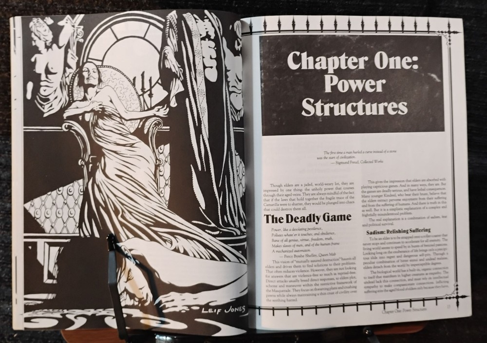 Elysium The Elder Wars 1994 White Wolf Vampire The Masquerade RPG Book