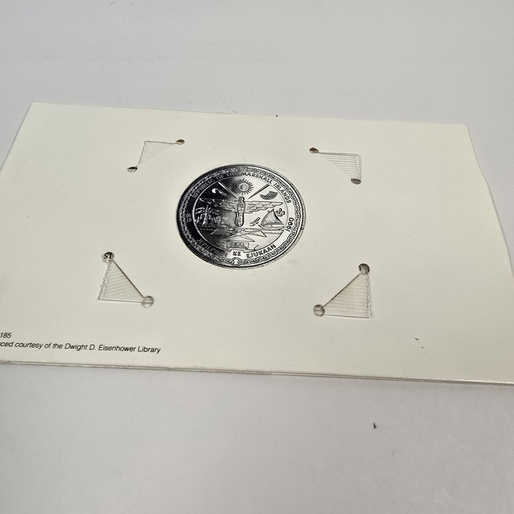 1990 "Dwight D Eisenhower" Marshall Islands $5 Commemorative