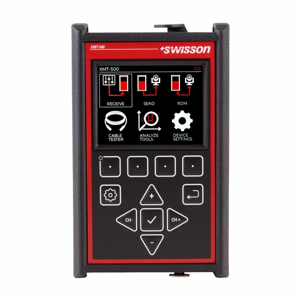 Swisson XMT-500 DMX Tester & RDM / Ethernet Controller & Measurement Tool