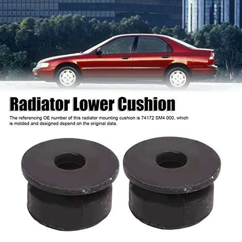 POCREATION 2Pcs Radiator Lower Mount Bushing Premium Material Rubber Cushion...